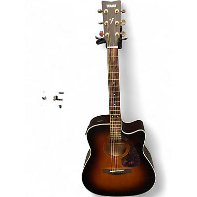 Used Yamaha FX335C Tobacco Sunburst Acoustic Electric Guitar