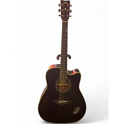 Used Yamaha Fgc-ta transacoustic Black Acoustic Electric Guitar