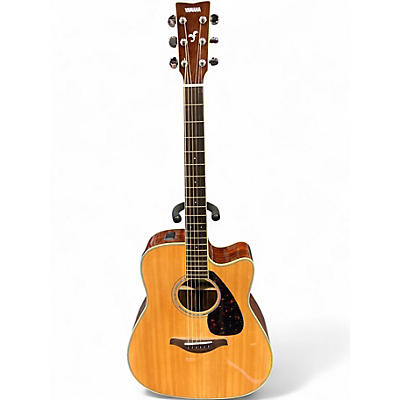 Used Yamaha Fgx830c Antique Natural Acoustic Electric Guitar