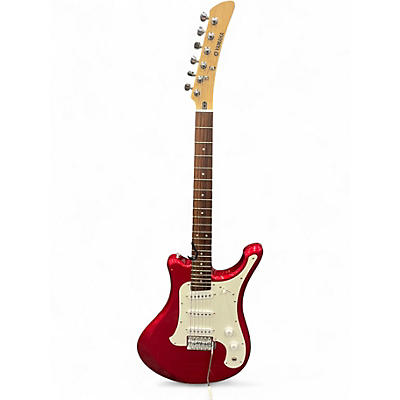 Used Yamaha Flying Samurai Candy Apple Red Metallic Solid Body Electric Guitar