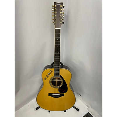 Yamaha Used Yamaha LL16-12 Natural 12 String Acoustic Electric Guitar