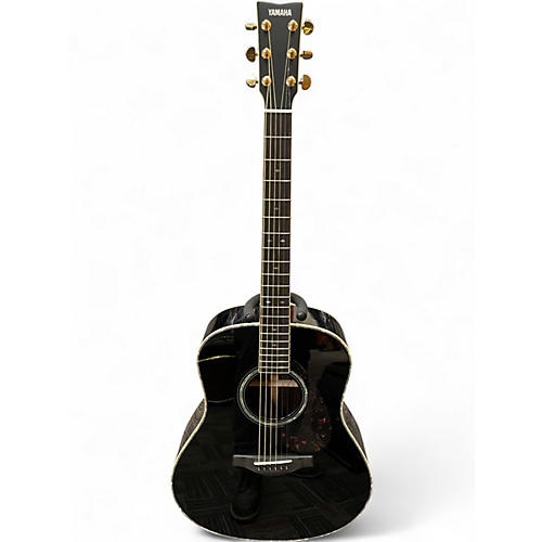 Used Yamaha LL16D Black Acoustic Guitar Black