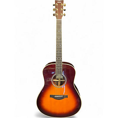 Used Yamaha LLTA Brown Sunburst Acoustic Electric Guitar