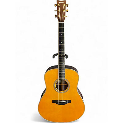 Used Yamaha LLTA Vintage Natural Acoustic Electric Guitar