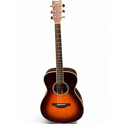 Used Yamaha LS-TA Brown Sunburst Acoustic Electric Guitar