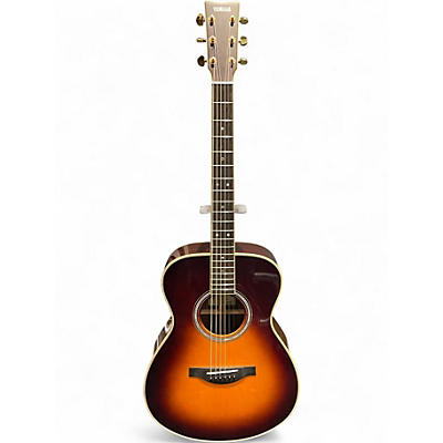 Used Yamaha LSTA Brown Burst Acoustic Electric Guitar