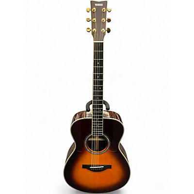 Used Yamaha LSTA Brown Sunburst Acoustic Electric Guitar