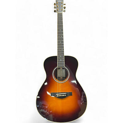 Yamaha Used Yamaha LSTA Sunburst Acoustic Electric Guitar