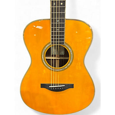 Used Yamaha LSTA Vintage Natural Acoustic Electric Guitar