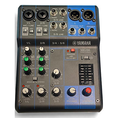 Used Yamaha MG06 Powered Mixer