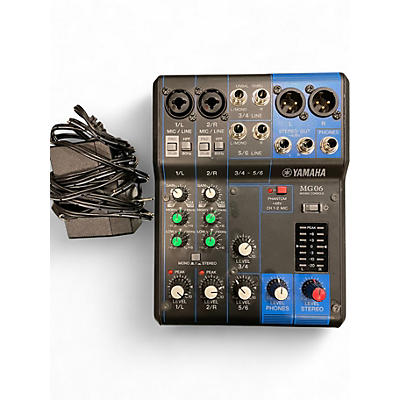 Used Yamaha MG06 Unpowered Mixer