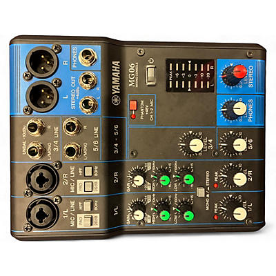 Used Yamaha MG06 Unpowered Mixer