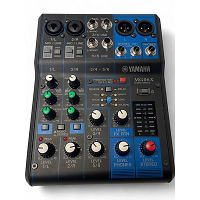 Yamaha Used Yamaha MG06X Unpowered Mixer