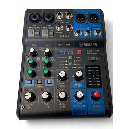 Yamaha Used Yamaha MG06X Unpowered Mixer