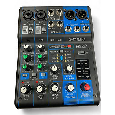 Yamaha Used Yamaha MG06X Unpowered Mixer