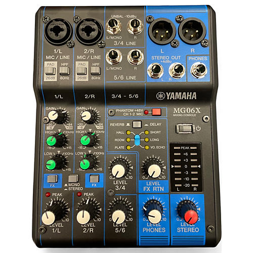 Yamaha Used Yamaha MG06X Unpowered Mixer