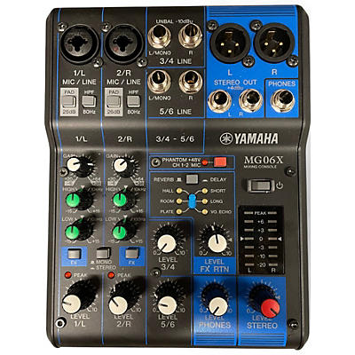 Used Yamaha MG06X Unpowered Mixer