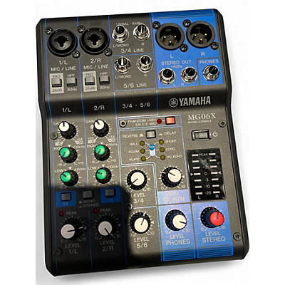 Used Yamaha MG06X Unpowered Mixer