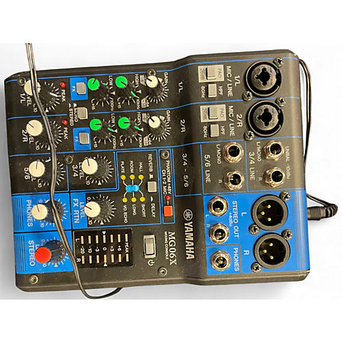 Used Yamaha MG06X Unpowered Mixer