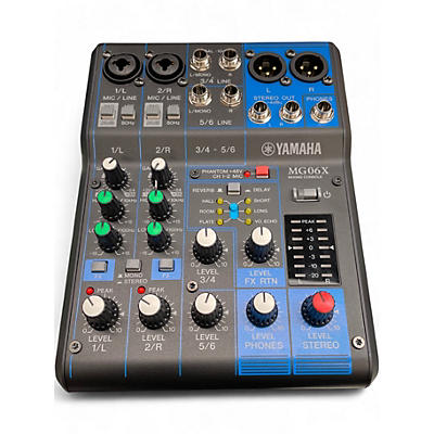 Used Yamaha MG06X Unpowered Mixer