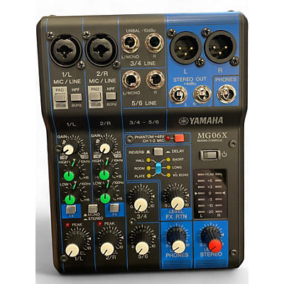 Used Yamaha MG06X Unpowered Mixer