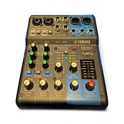 Used Yamaha MG06X Unpowered Mixer