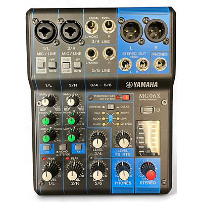 Used Yamaha MG06X Unpowered Mixer