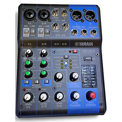 Used Yamaha MG06X Unpowered Mixer