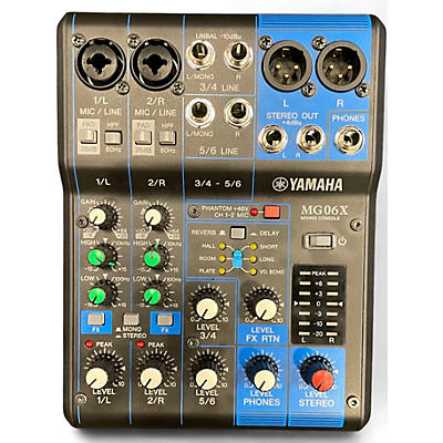 Used Yamaha MG06X Unpowered Mixer