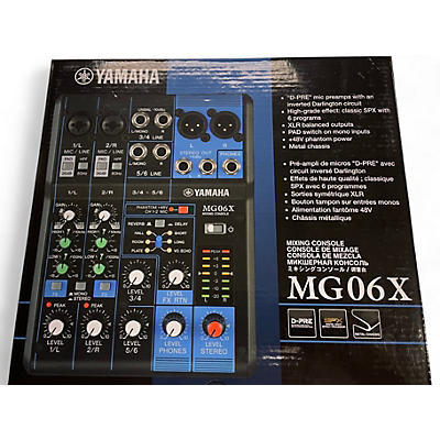 Used Yamaha MG06X Unpowered Mixer
