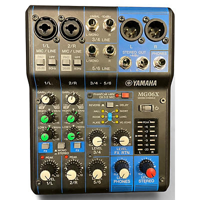 Used Yamaha MG06X Unpowered Mixer