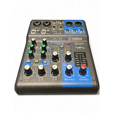 Used Yamaha MG06X Unpowered Mixer