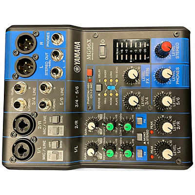 Used Yamaha MG06X Unpowered Mixer