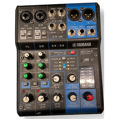 Used Yamaha MG06X Unpowered Mixer