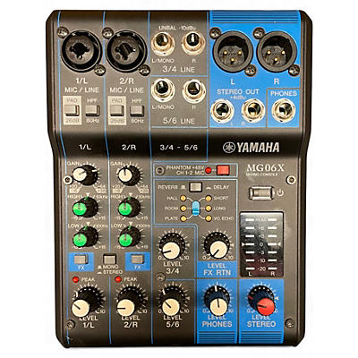 Used Yamaha MG06X Unpowered Mixer