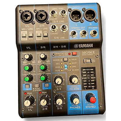 Used Yamaha MG06X Unpowered Mixer