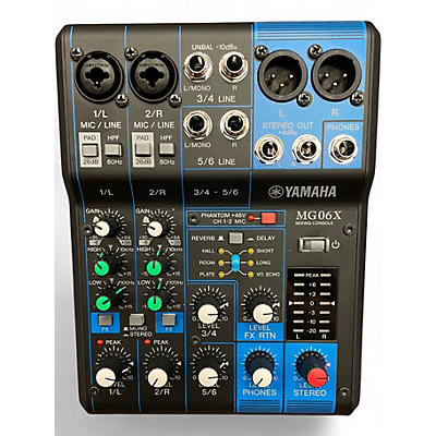 Used Yamaha MG06X Unpowered Mixer