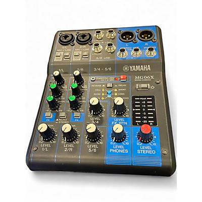 Used Yamaha MG06X Unpowered Mixer