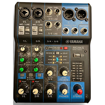 Used Yamaha MG06X Unpowered Mixer