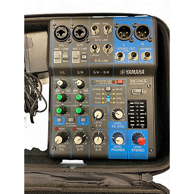 Used Yamaha MG06X Unpowered Mixer