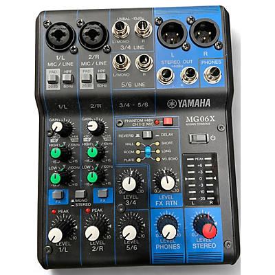 Used Yamaha MG06X Unpowered Mixer