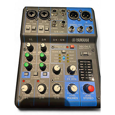 Used Yamaha MG06X Unpowered Mixer