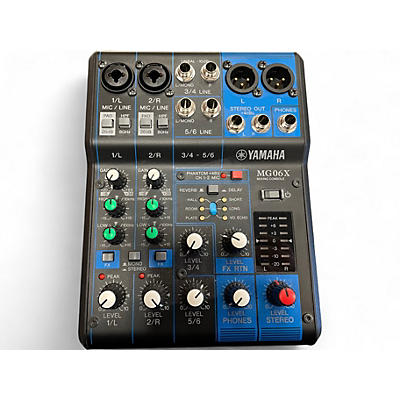 Used Yamaha MG06X Unpowered Mixer