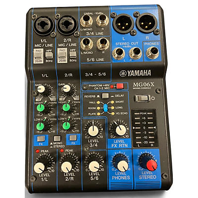 Used Yamaha MG06X Unpowered Mixer