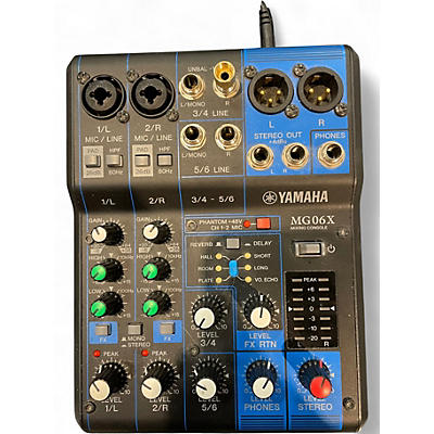 Used Yamaha MG06X Unpowered Mixer
