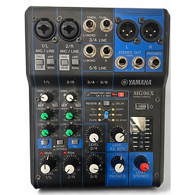 Used Yamaha MG06X Unpowered Mixer