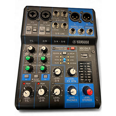Used Yamaha MG06X Unpowered Mixer