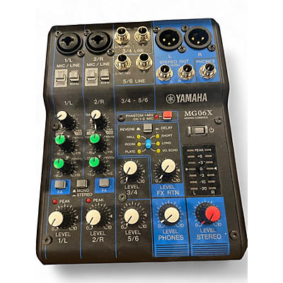 Used Yamaha MG06X Unpowered Mixer