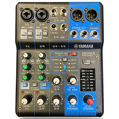 Used Yamaha MG06X Unpowered Mixer