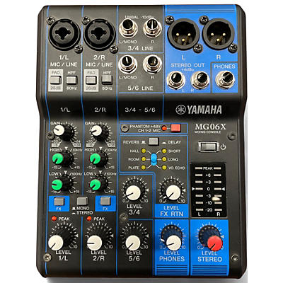 Used Yamaha MG06X Unpowered Mixer